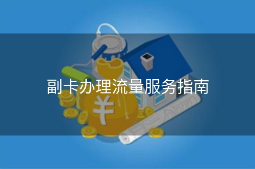 副卡办理流量服务指南